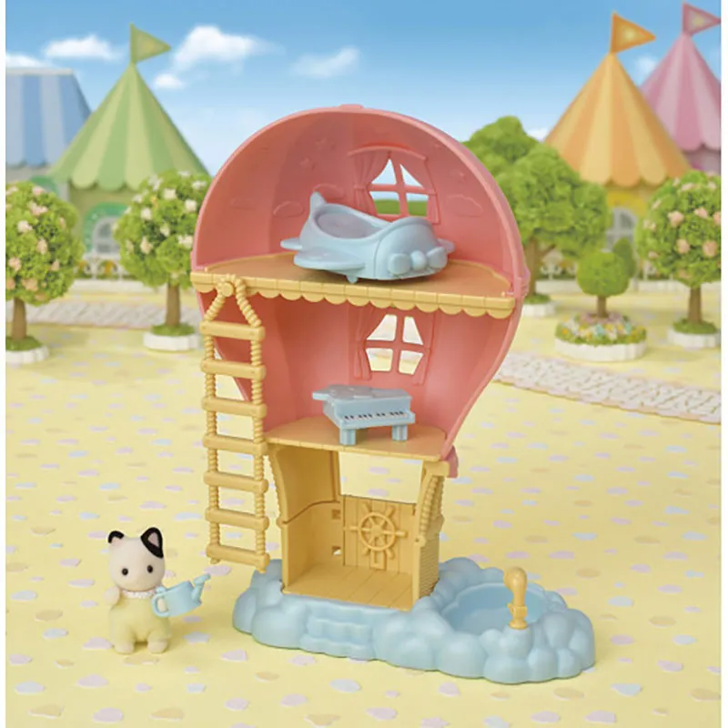 Montgolfière des bébés & bébé chat bicolore - 5pcs-2
