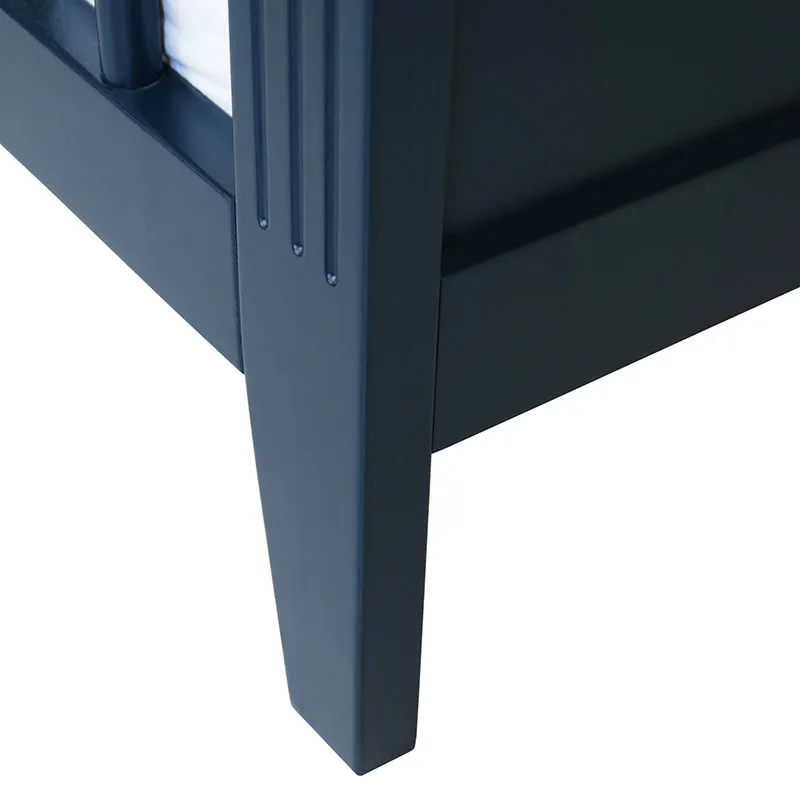 Lit bébé évolutif Opéra Bleu prestige - 70x140cm-5