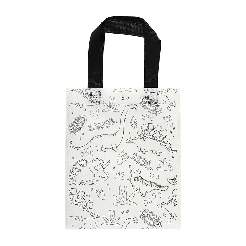 Tote bag personnalisable & Feutres 4pcs Aléa. - 20x25cm-5