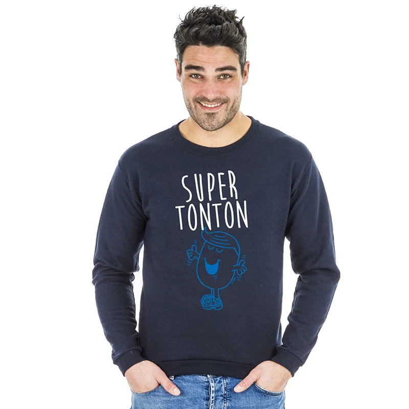 Sweat Homme Super tonton 2 - Navy-0