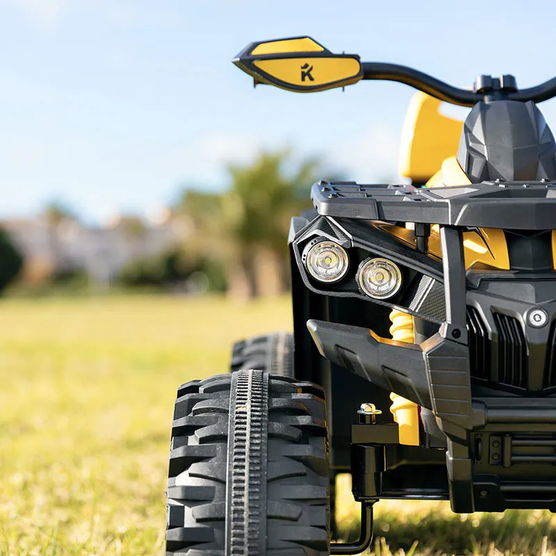 Quad élec. Quad Racer Jaune - 36m+-8