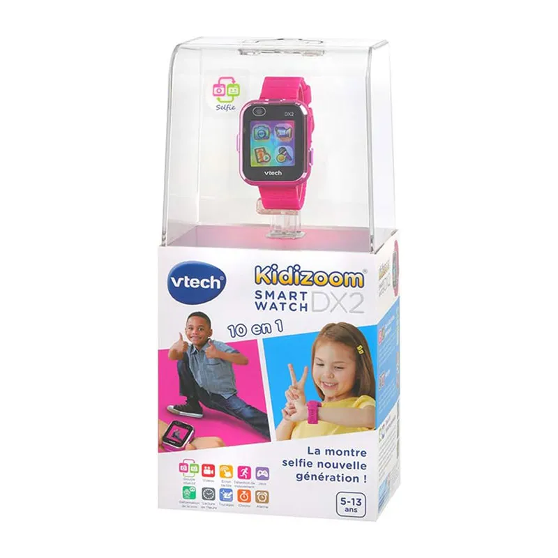 Montre Kidizoom Smartwatch Connect DX2 Framboise - 5+-6