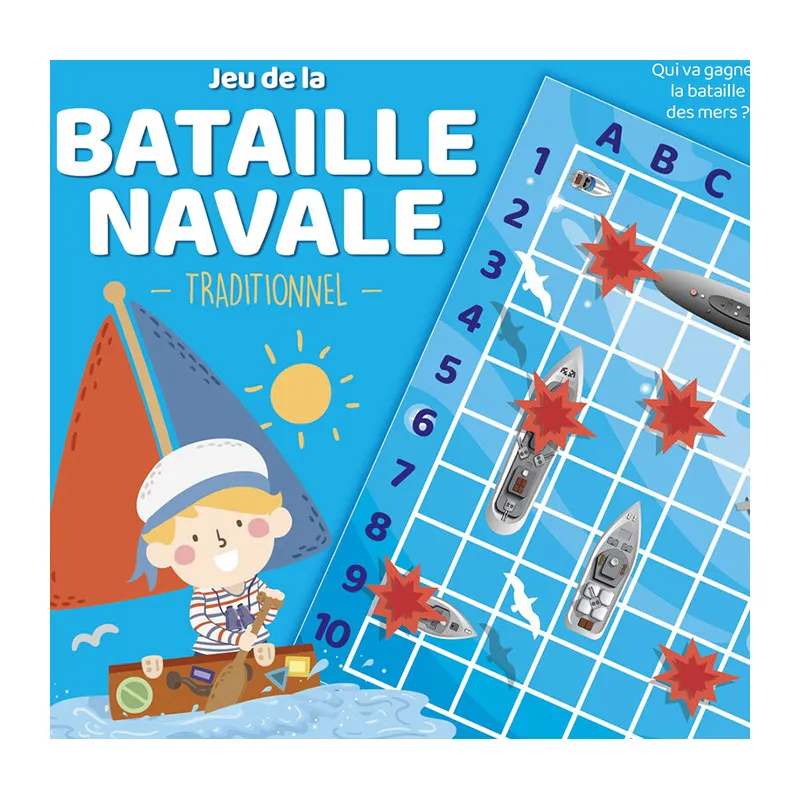 Jeu nomade de la bataille navale - 4+-0