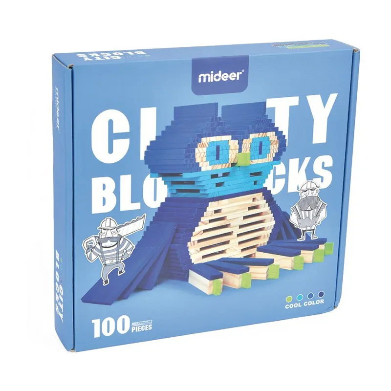 Blocs de construction Cool Colors 100pcs - 4+-0