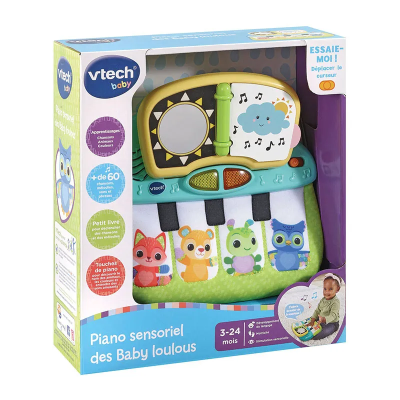 Piano sensoriel des Baby loulous - 3m+-3