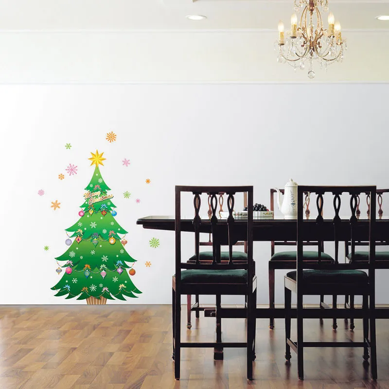 Stickers - Sapin de Noël & étoiles-0