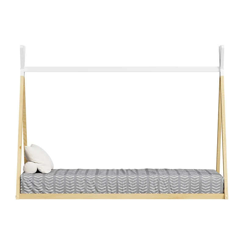 Lit Tipi Indie Blanc/Bois-3