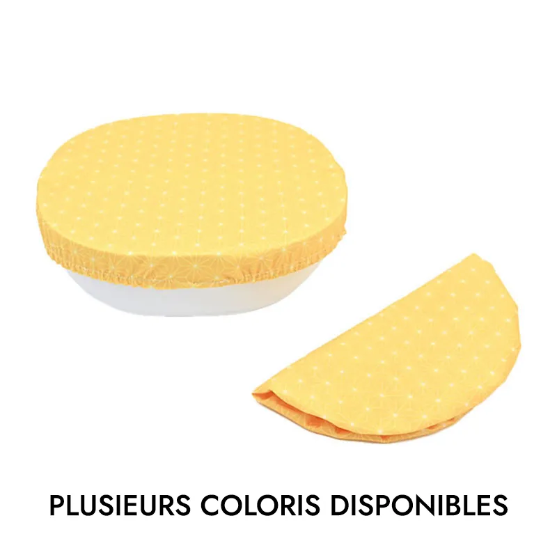 2 Couvres saladier en tissu - Ø20-24cm-2