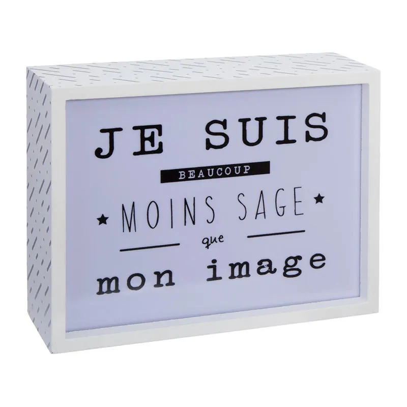 Boîte lumineuse à message Aléat. - 18x23,2cm-2