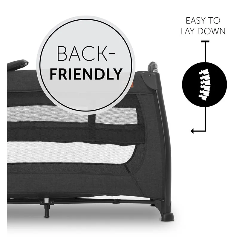 Lit parapluie Play N Relax Center Melange Black - 0m+-4