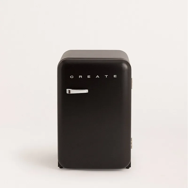 Réfrigérateur Retro-style 107L - Noir-0