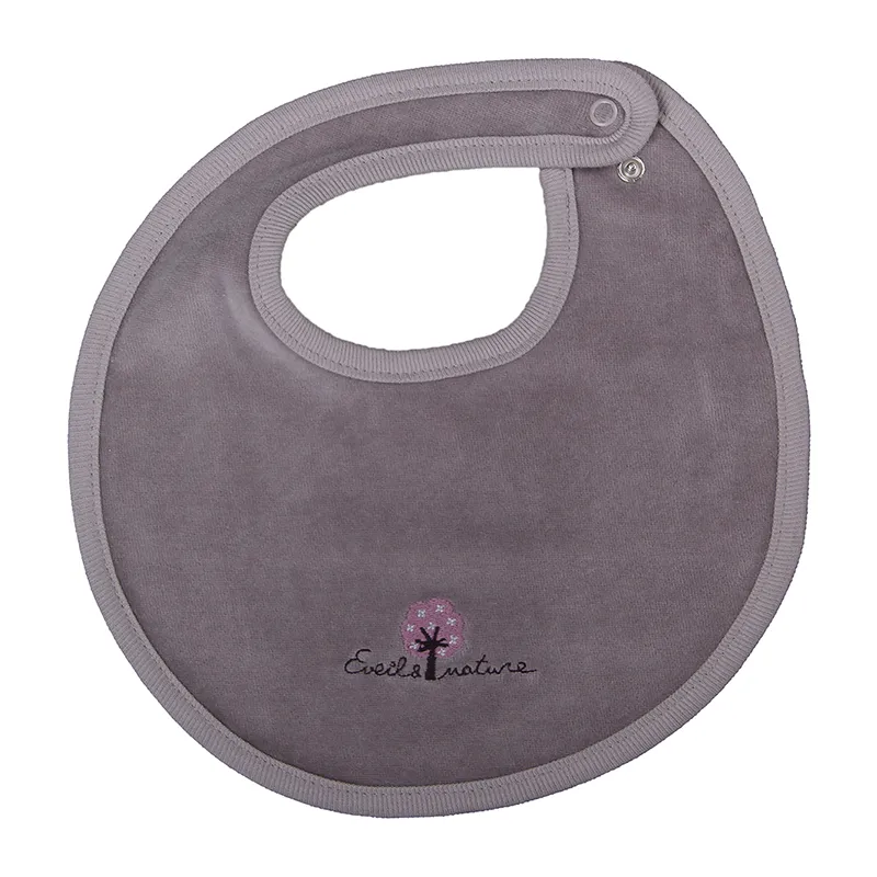 Bavoir doublé Coton BIO Iris - 0-12m-0