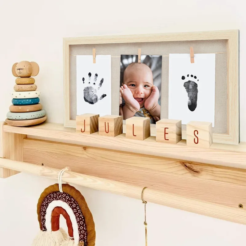 Kit d'empreintes + Cadre Trio Love - 10x15cm-2