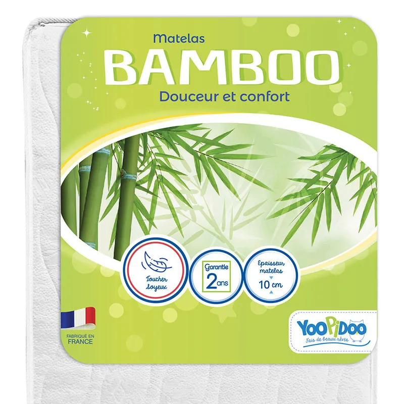 Matelas Yoopidoo Bamboo - ép. 10cm-1