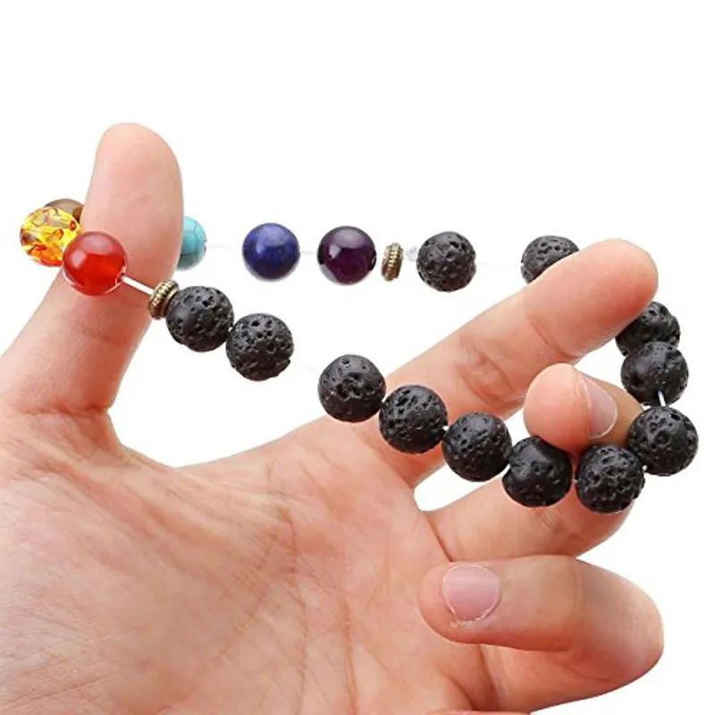 Bracelet Guérison 7 Chakras - Multicolore-5