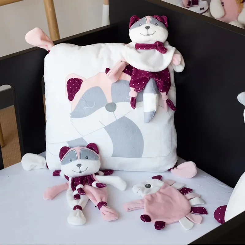 Doudou renard Kipic & Olga - 25cm-1