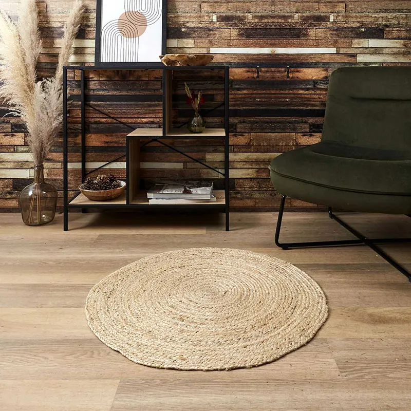 Tapis rond en jute - 80cm-1