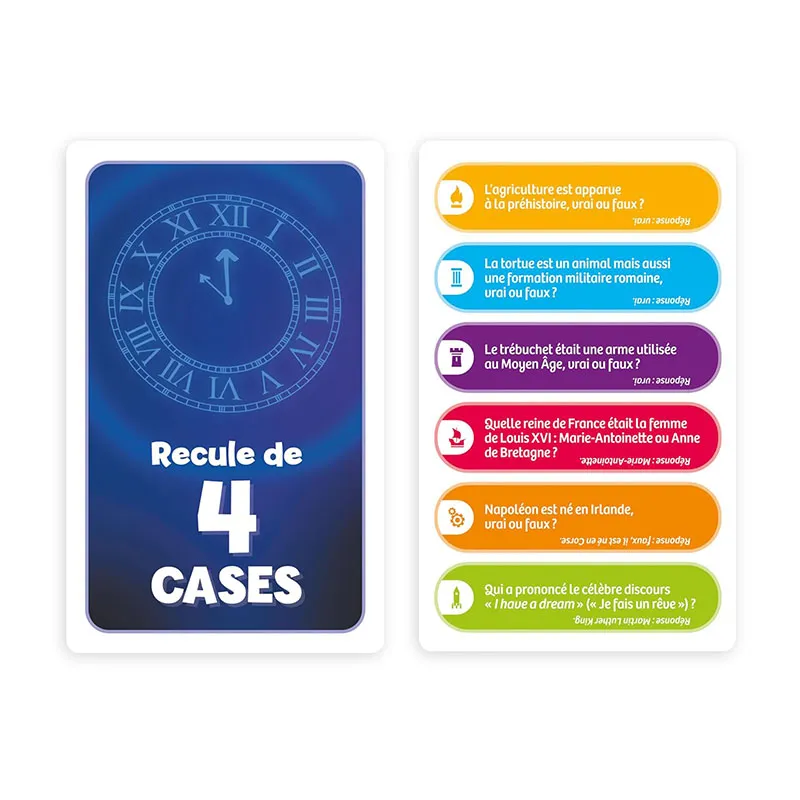 Jeu Le voyage dans le temps - 7+-2