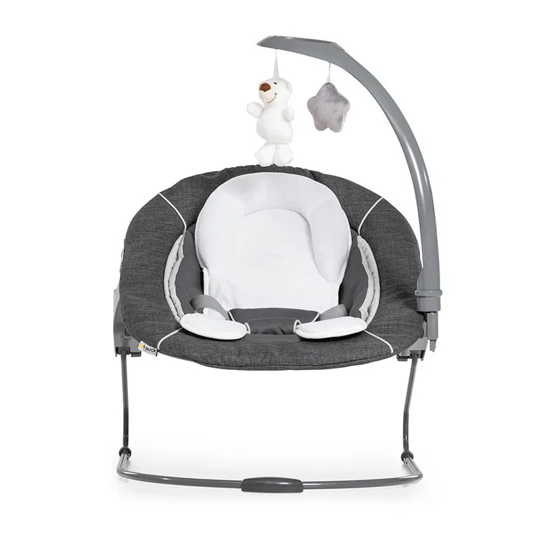 Transat Alpha Bouncer 2en1 Deluxe Gris - 0m+-5