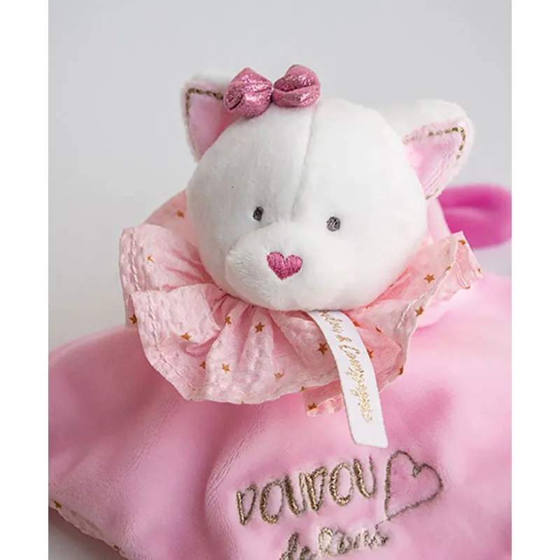 Doudou plat Chat Attrape-rêves - 18x19cm-3