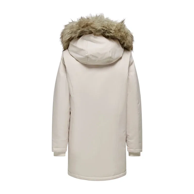 Parka de grossesse Newkaty - Écru Moonbeam-3