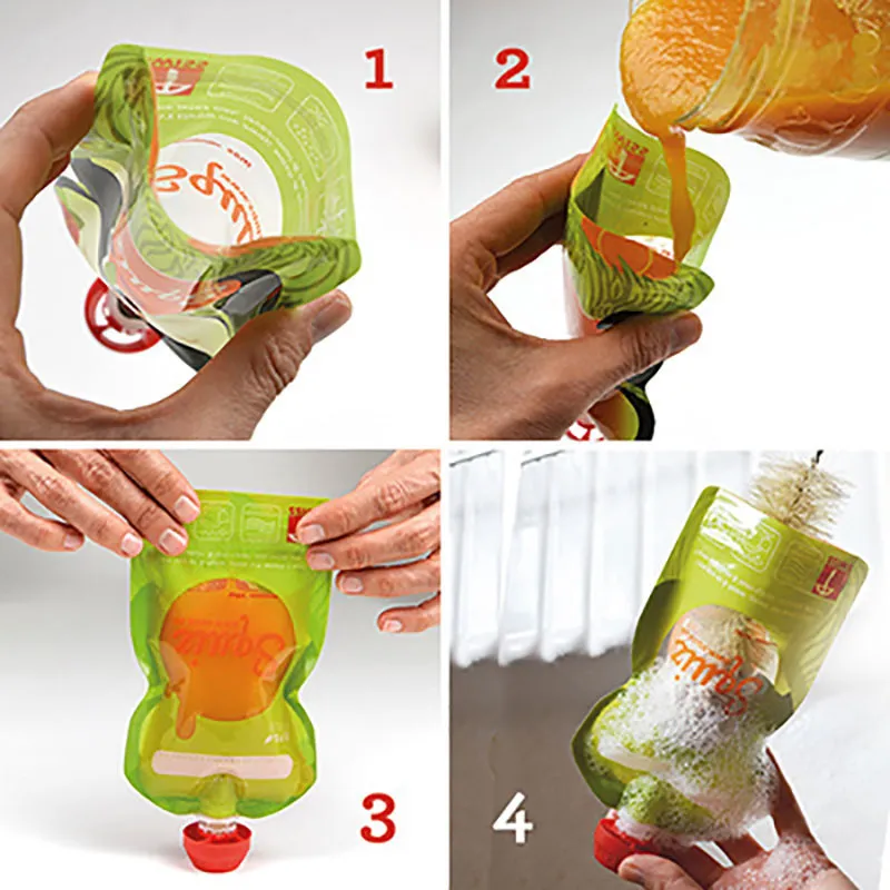 6 Gourdes réutil. 130ml Foodie - 6x130ml-2