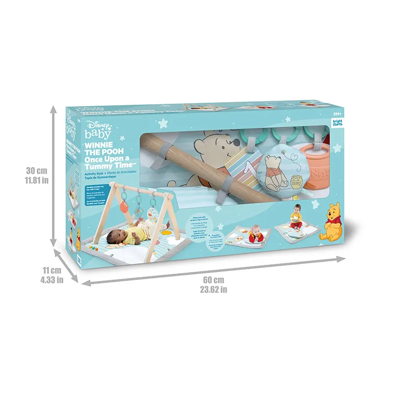 Tapis d'éveil avec arche en bois Winnie l'ourson - 0m+-16