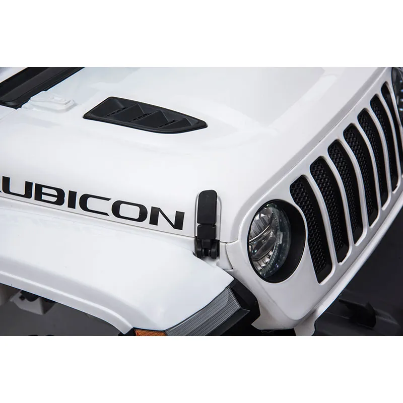 Voiture élec. Jeep Rubicon Blanc - 36m+-16