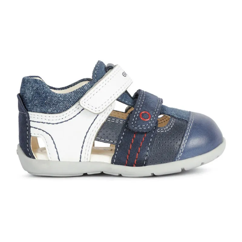 Sandales Premiers pas Kaytan - Bleu foncé/Blanc-1