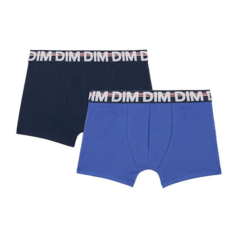 2 Boxers Garçon ÉcoDim Classic - Bleu-0