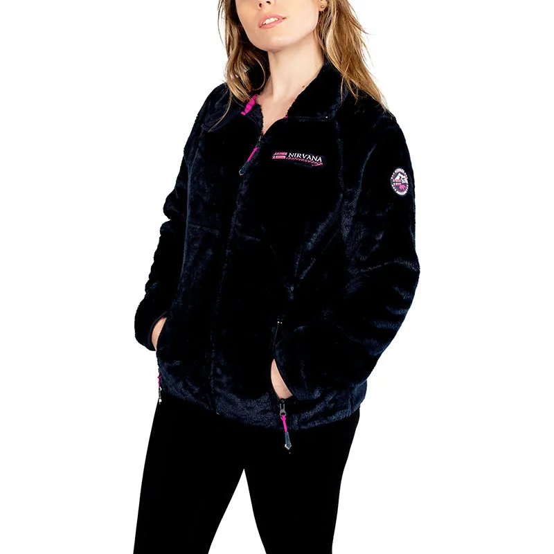 Veste polaire col montant Sia Femme - Marine-0