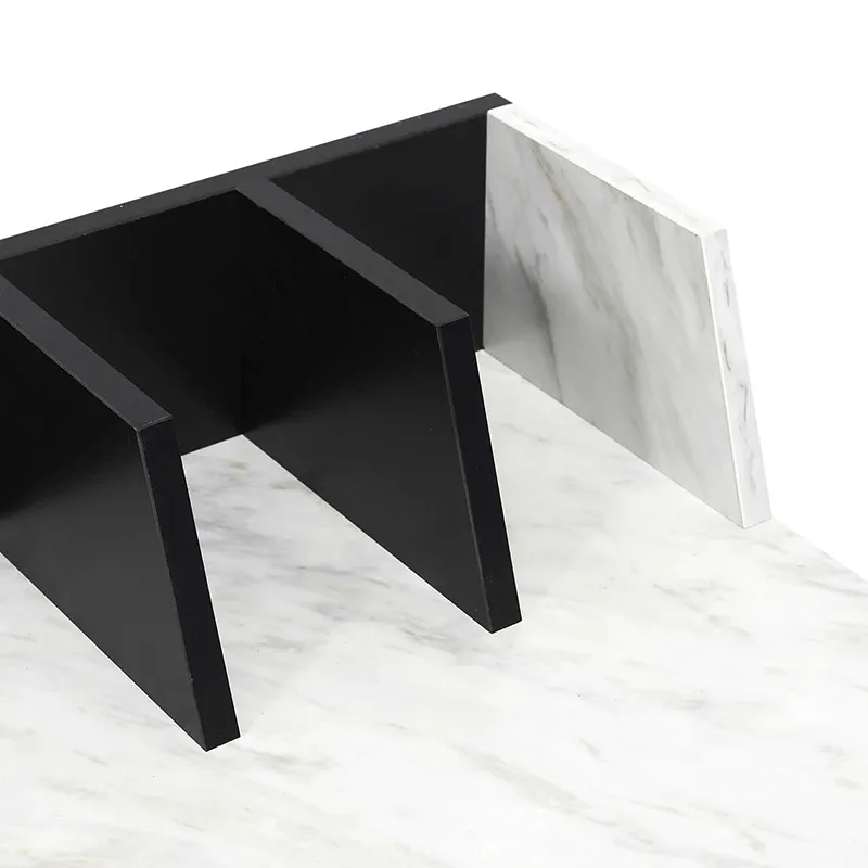 Bureau Brice imitation marbre - 90x84x50cm-3