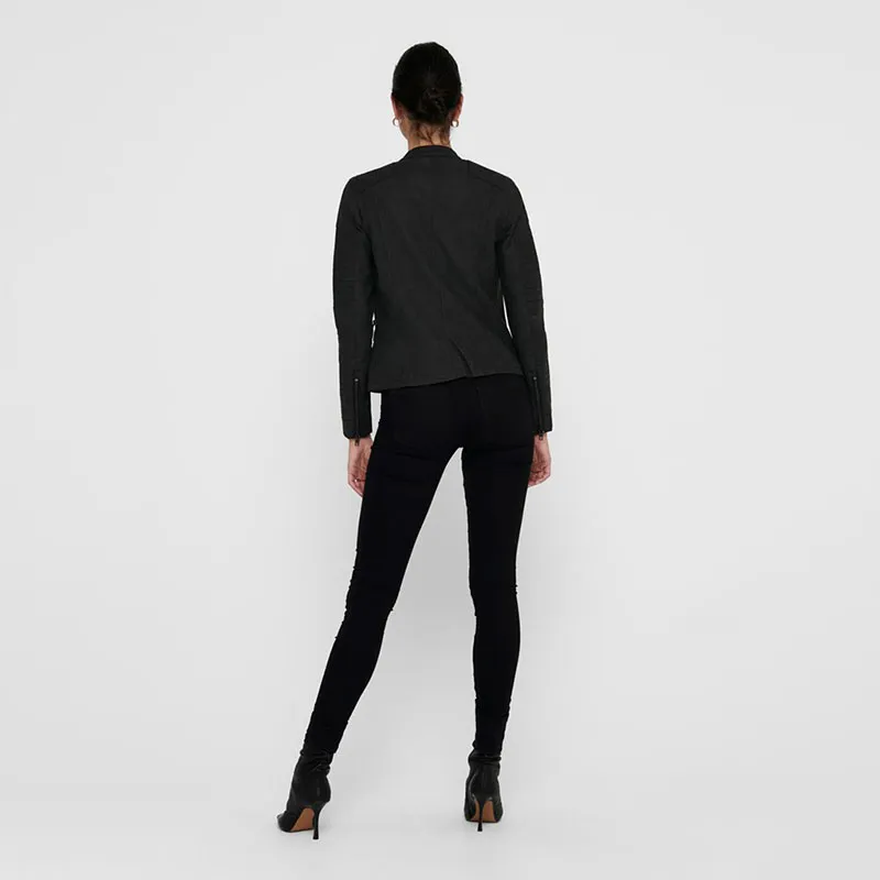 Veste similicuir Ava - Black-12