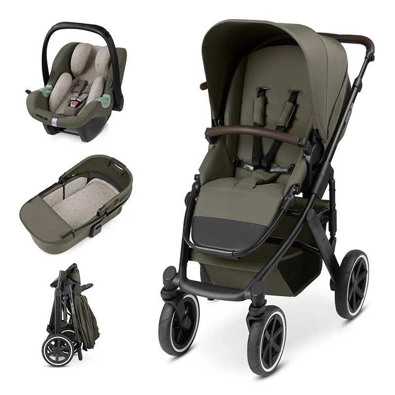 Trio Poussette Salsa 4 air + Nacelle + Siège-auto Wheat - 0m+-0