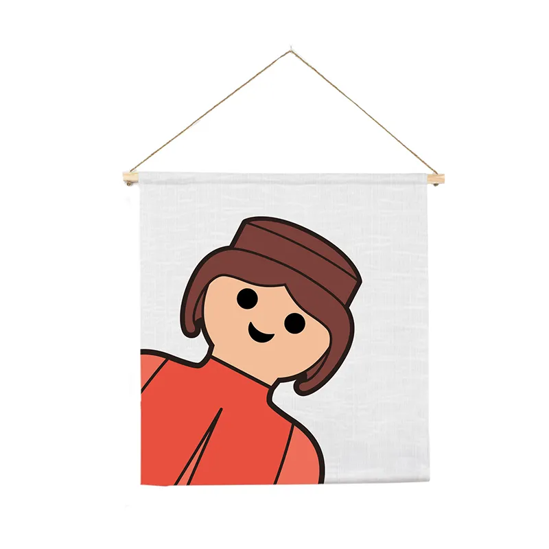 Tapisserie murale Playmobil Fille - 36x38x3cm-0
