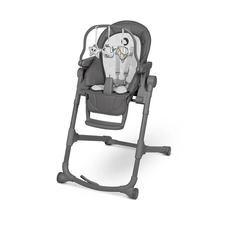 Chaise haute 2en1 Cora Plus Gris - 0-3 ans-2