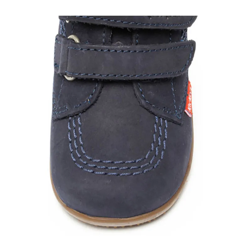 Bottillons Billy Velk Nubuck - Marine-4