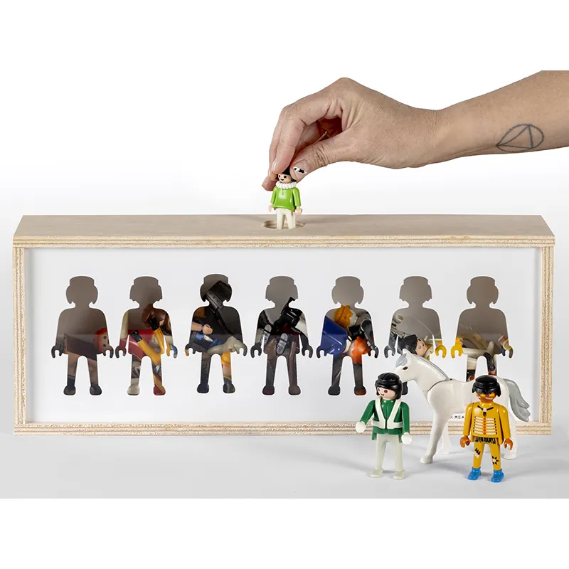 Coffre à jouet Playmobil - 15x10x40cm-2