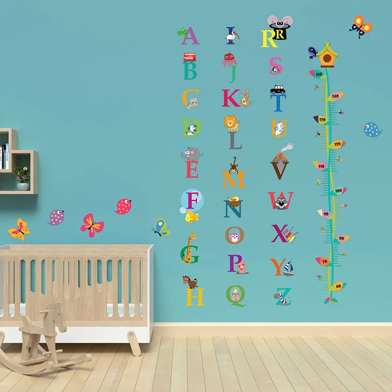 Stickers Toise - Alphabet et animaux-5