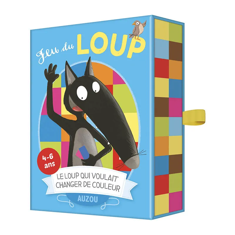 Jeu de cartes du loup qui voulait changer de couleur - 4+-0