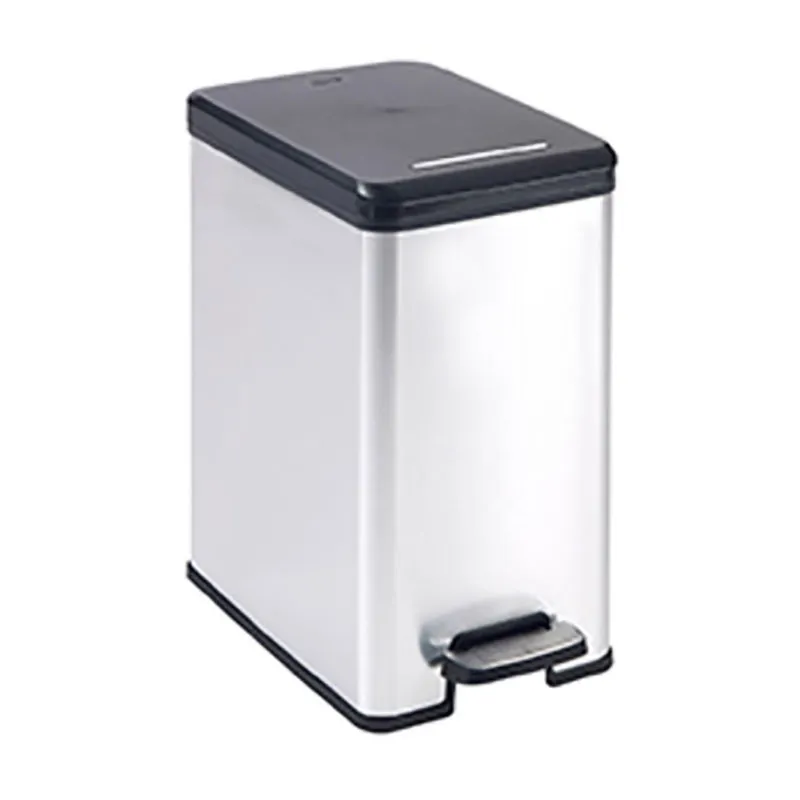 Poubelle à pédale rectangulaire Slim - 40LPlusieurs contenances dispos.-1