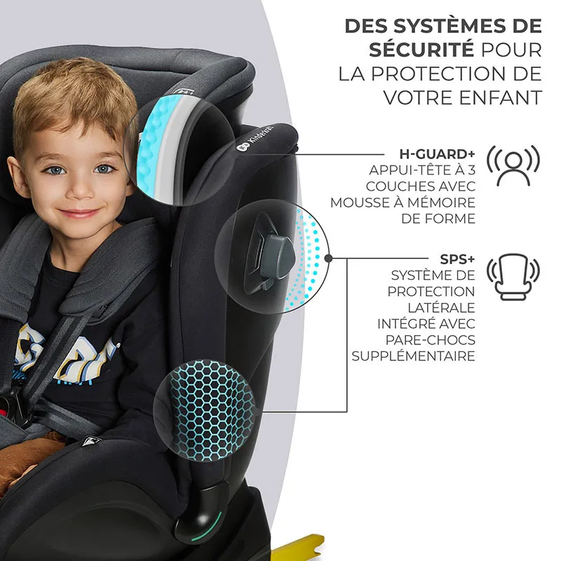 Siège-auto XRIDER i-Size/Isofix 40-125cm - Grey-6