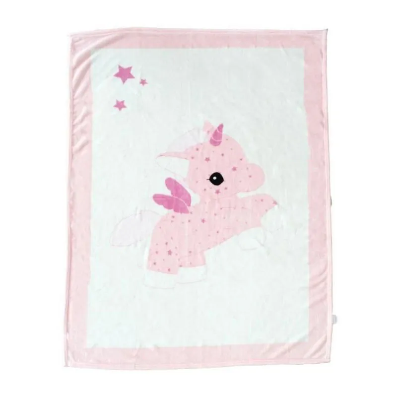 Couverture imprimée Jolly la Licorne - 100x140cm-0