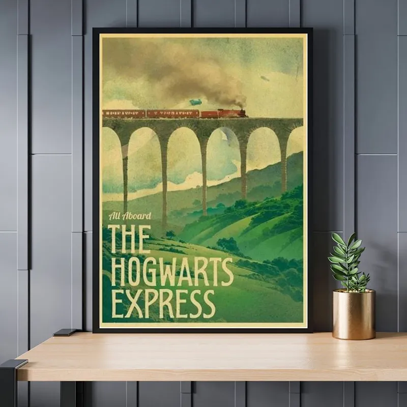 Toile Harry Potter Poudlard Express - 30x40cm  --0