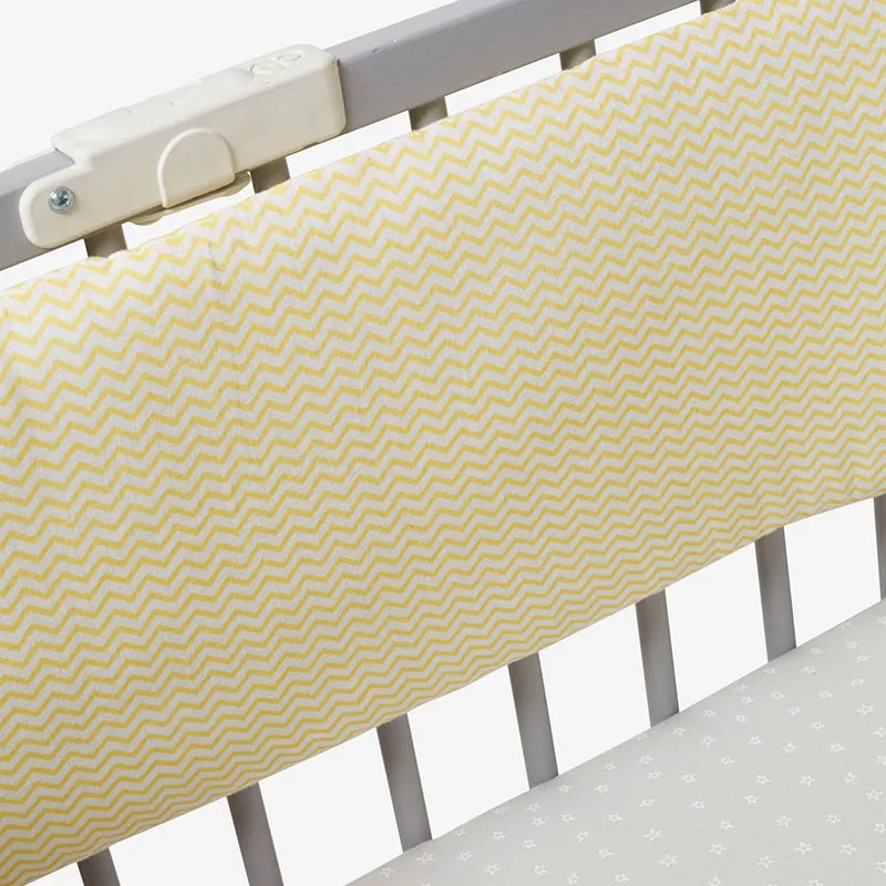 Tour de parc Gaze de Coton Blanc - 50/70x25cm-4