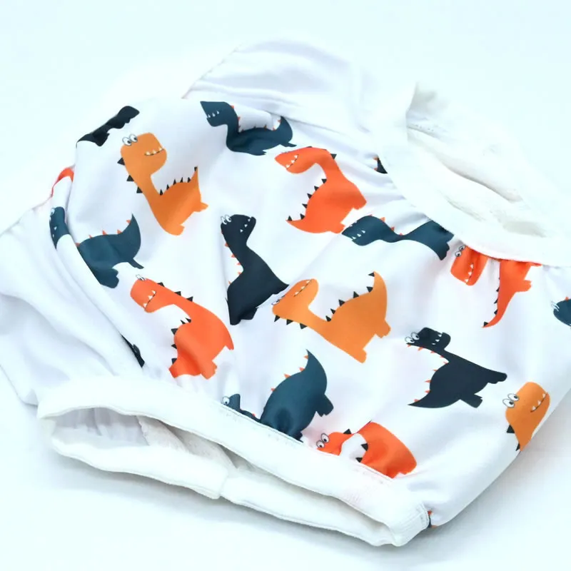 Couche à enfiler lavable Pull'Up - Dino -1