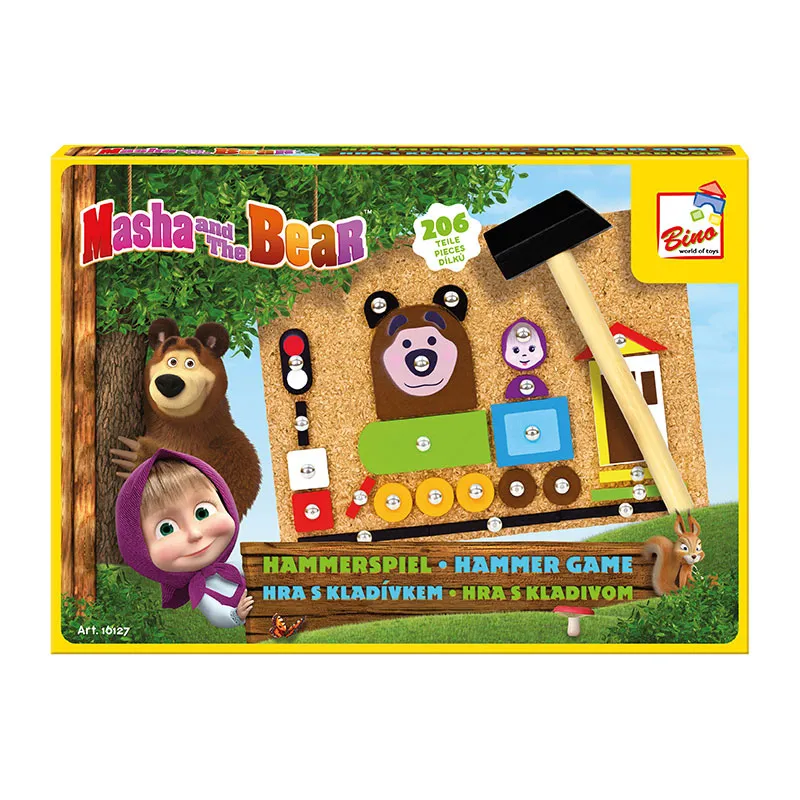 Jeu de clous Masha & Michka 206pcs - 36m+-9