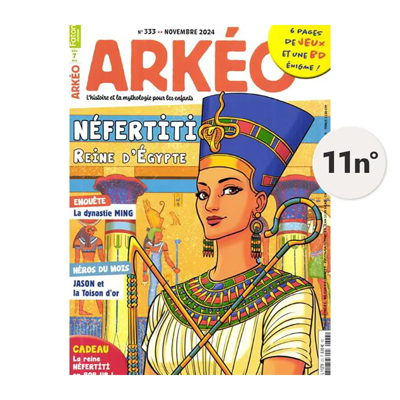 Abo. Mens. Arkeo 11n°/1 an - 7+-0