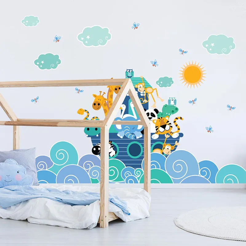 Stickers - Animaux vagues du bonheur-1