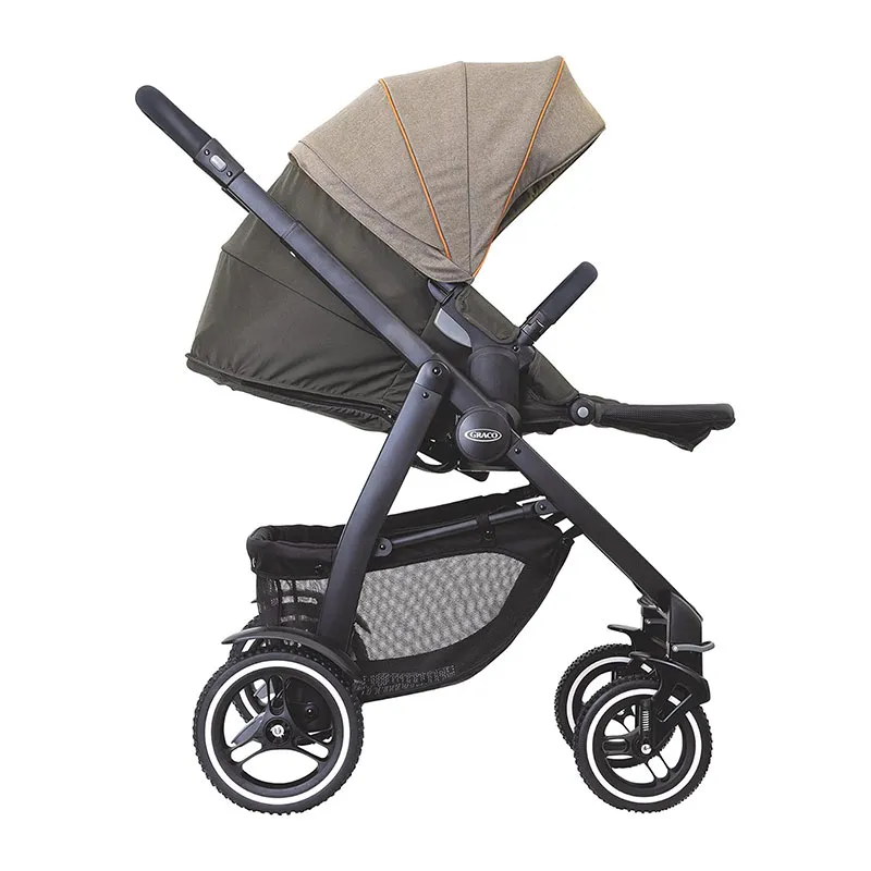 Poussette tout-terrain Evo Xt Noir/Kaki - 0m+-6